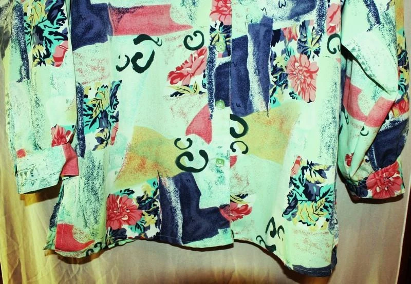 #Blue Blouse Top Size 44 – photo 3